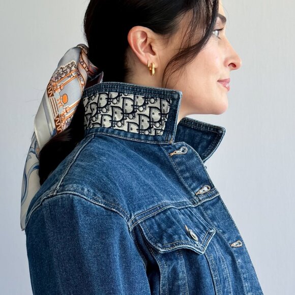 J'adore Jean Jacket Dark Wash Denim - Picture 3 of 16